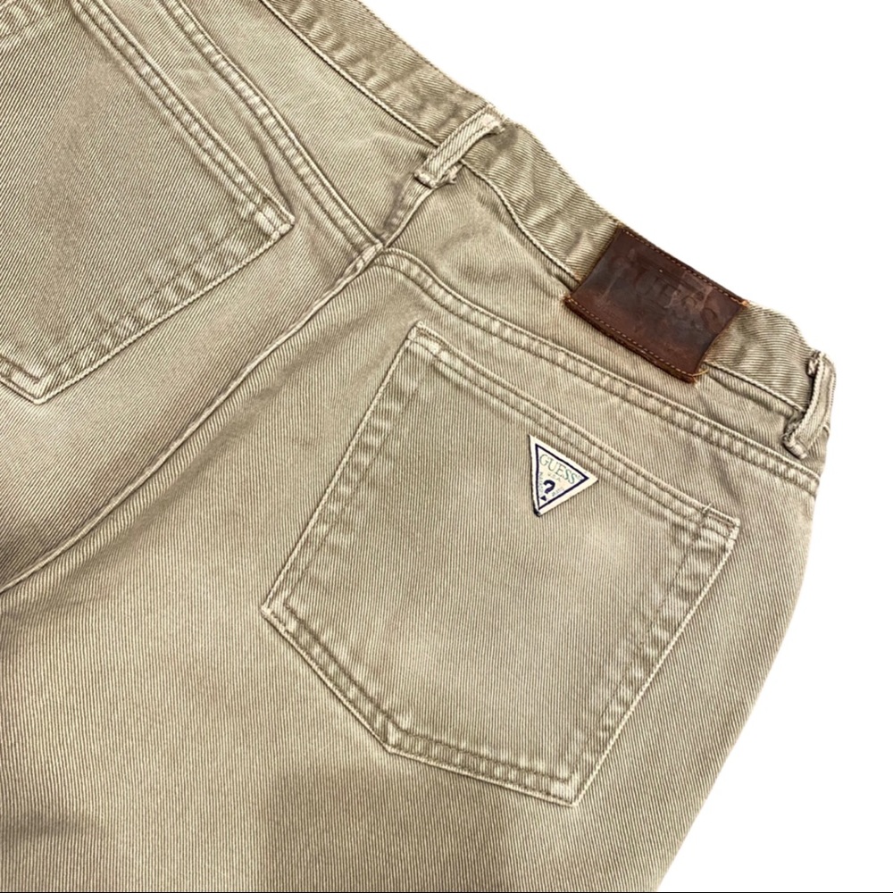 Vintage green guess jeans